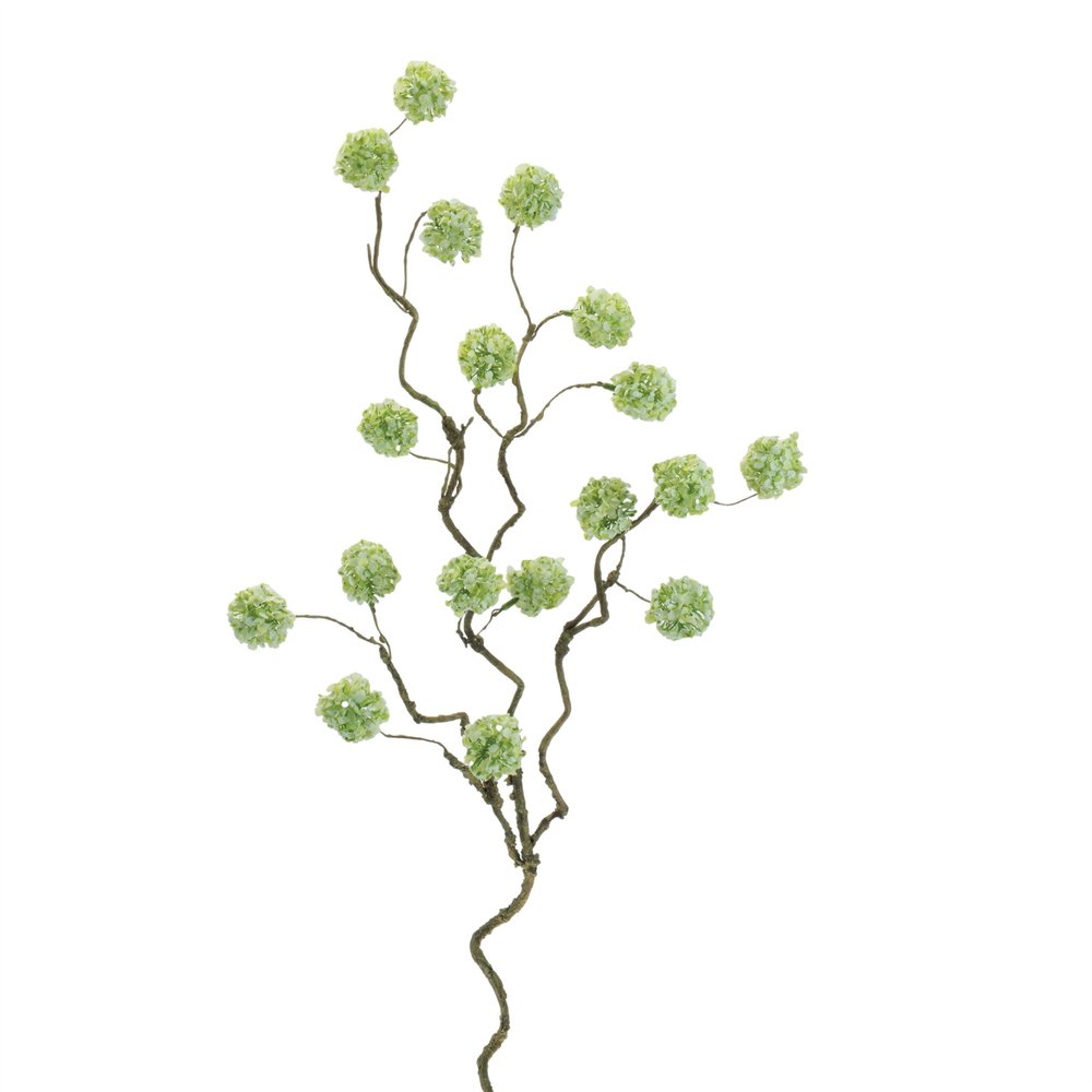 Set of Six 11" Green And Brown Artificial