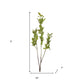 Set of Six 43" Green And Brown Artificial Foliage