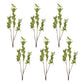 Set of Six 43" Green And Brown Artificial Foliage