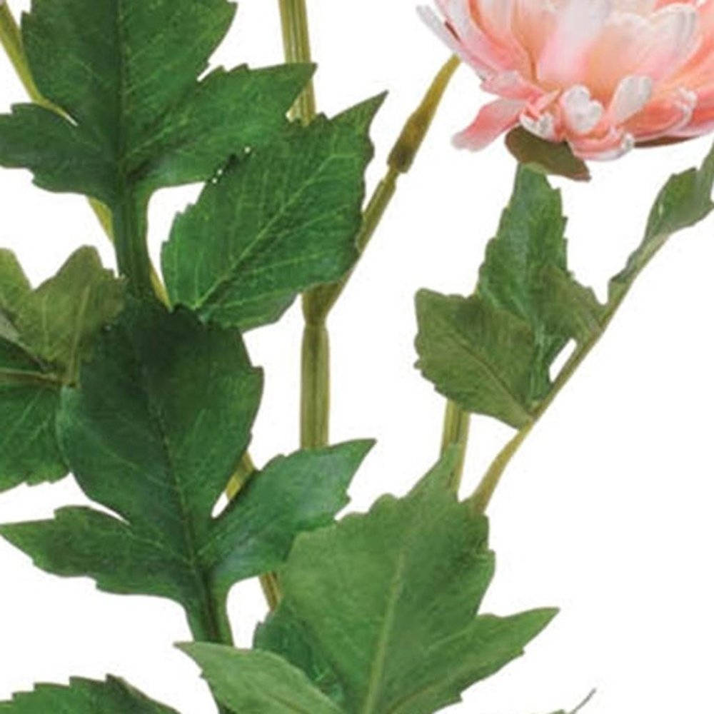 Set of Four 27" Blush White And Green Artificial Flowering