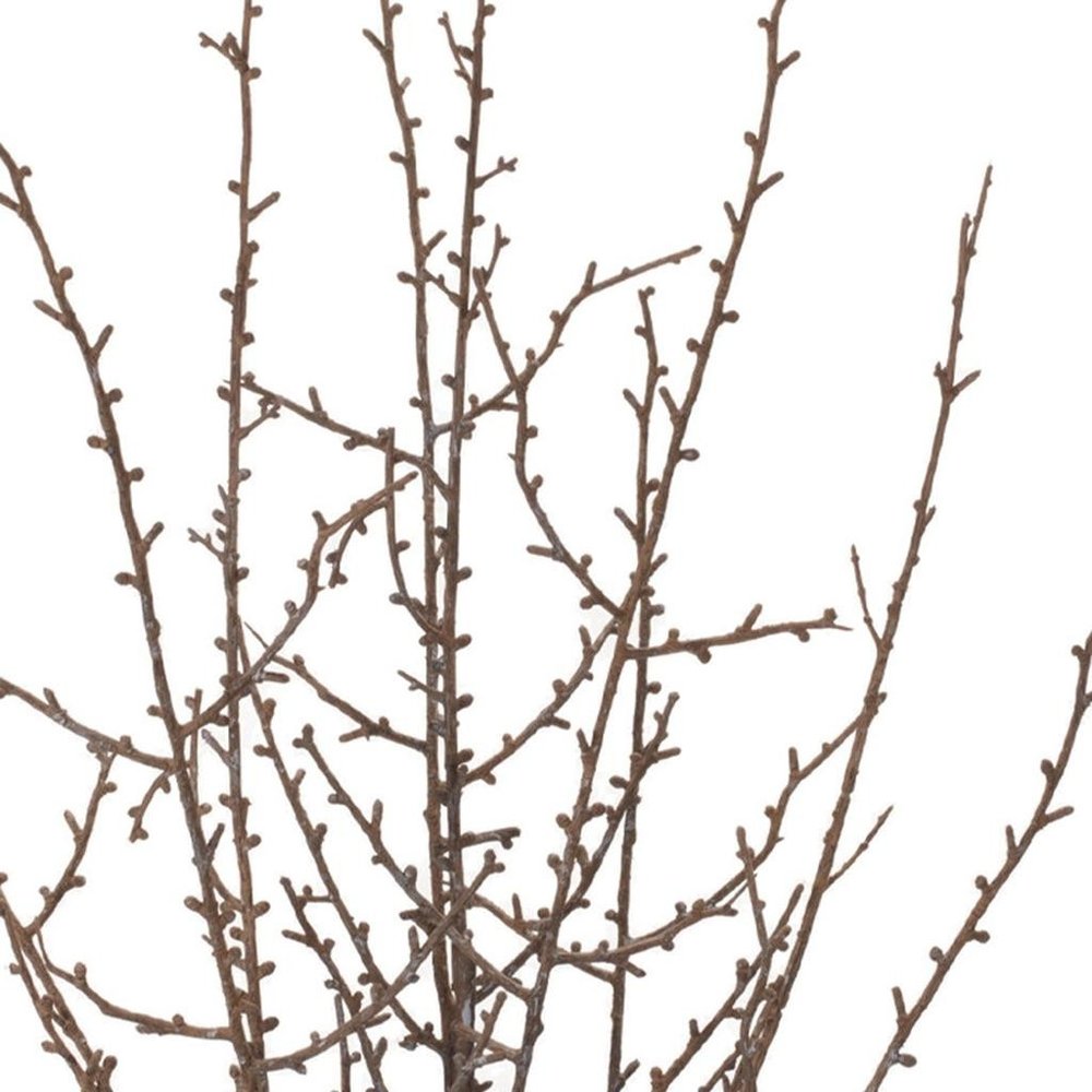 Set of Six 10" Brown And Gray Artificial Birch