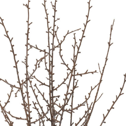 Set of Six 10" Brown And Gray Artificial Birch