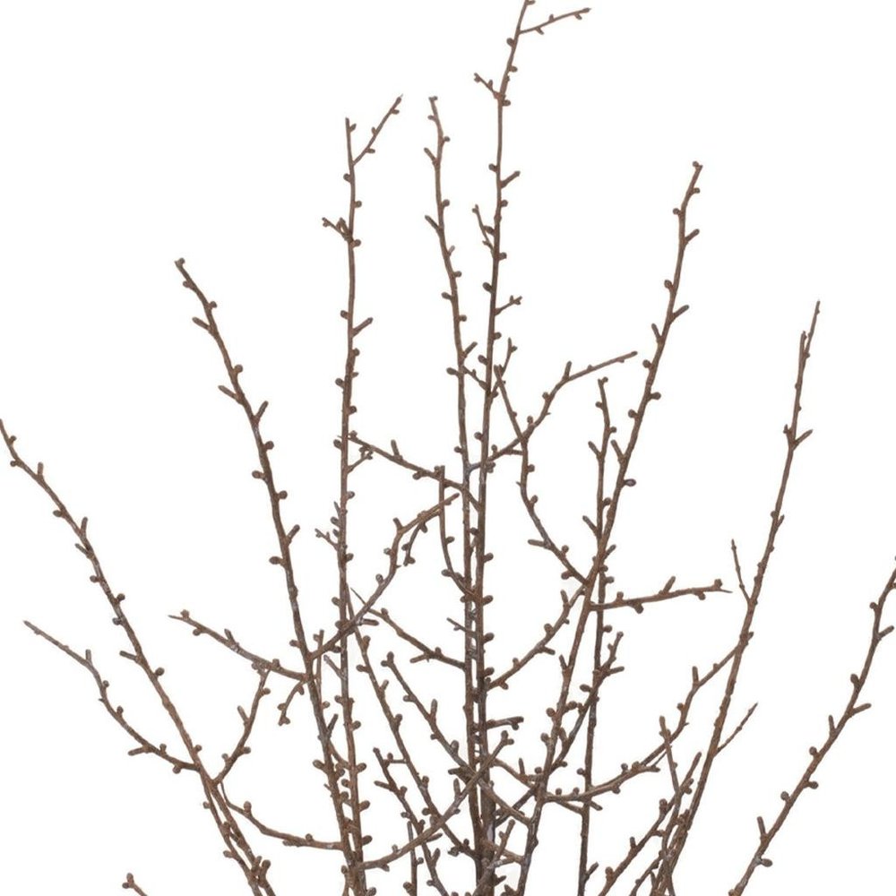 Set of Six 10" Brown And Gray Artificial Birch