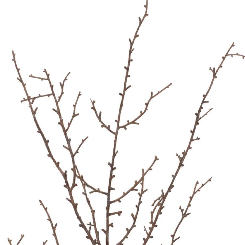 Set of Six 9" Brown And Gray Artificial Birch