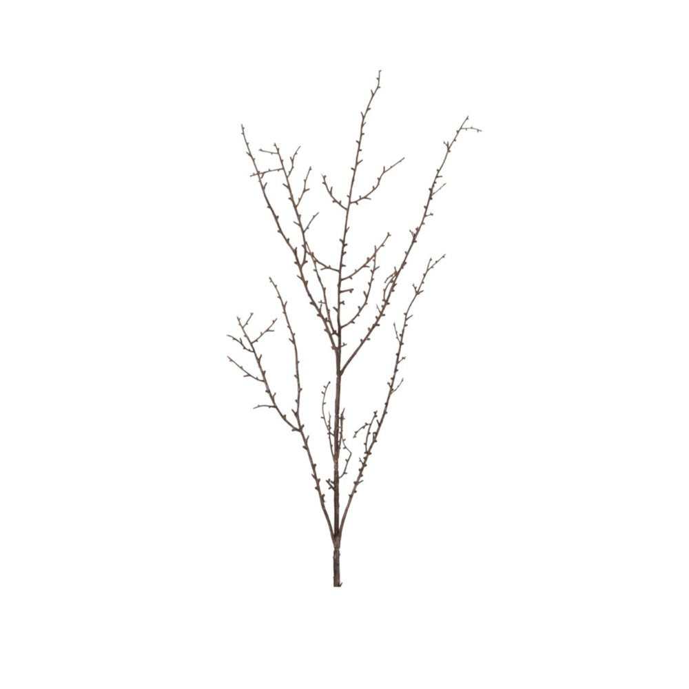 Set of Six 9" Brown And Gray Artificial Birch