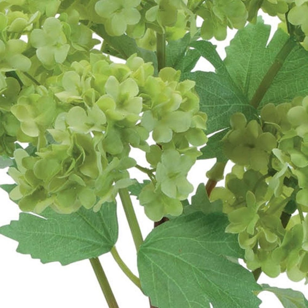 Set of Two 12" Green And Brown Artificial