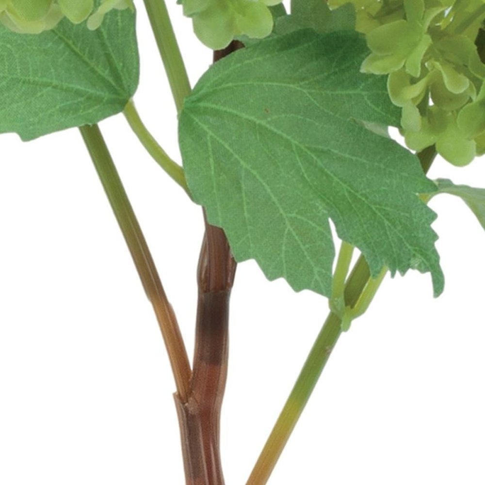 Set of Two 12" Green And Brown Artificial