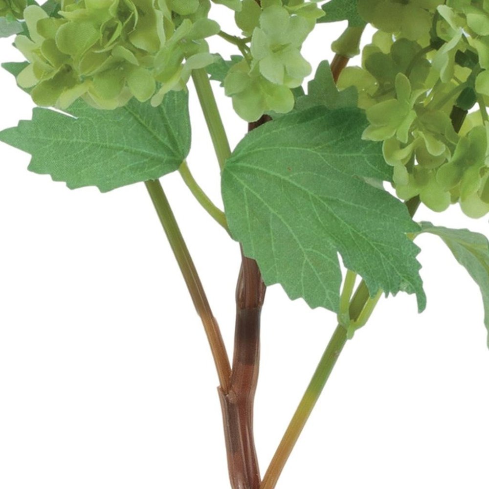 Set of Two 12" Green And Brown Artificial