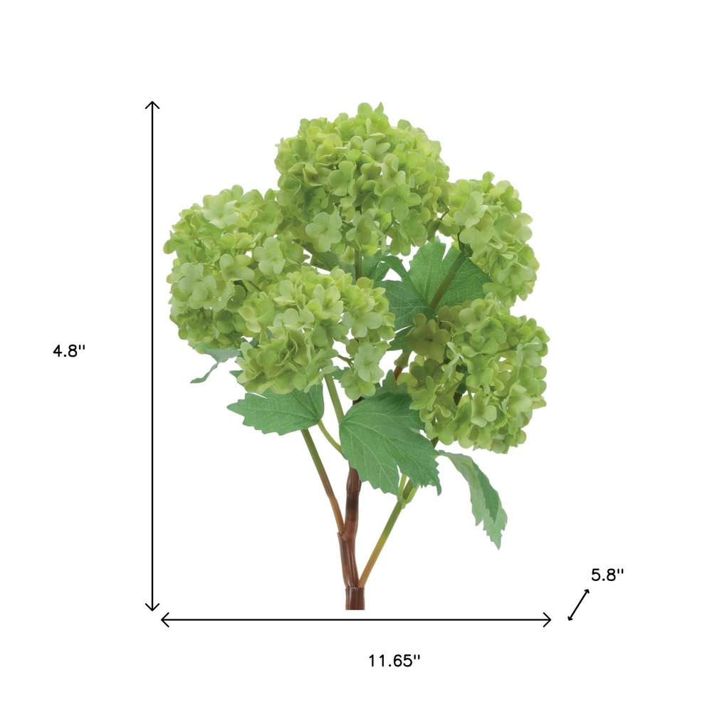 Set of Two 12" Green And Brown Artificial