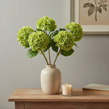 Set of Two 12" Green And Brown Artificial