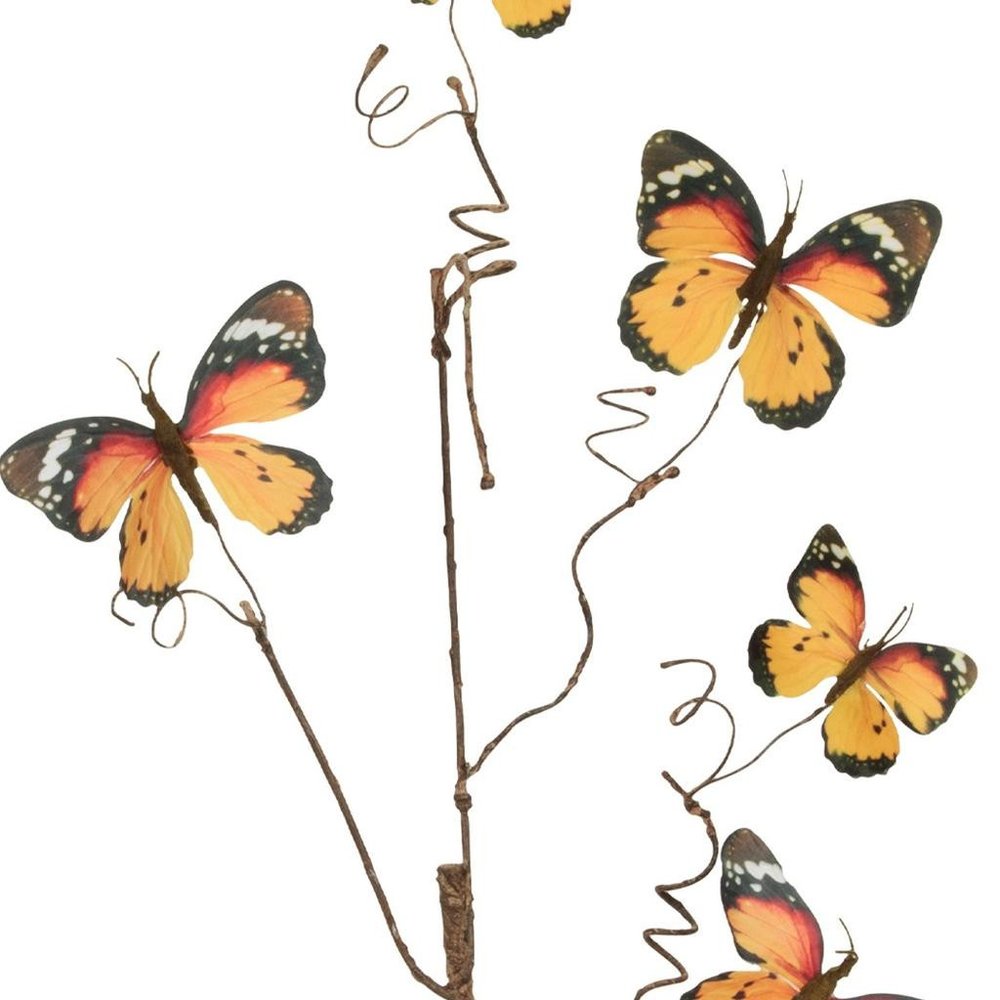 Set of Four 27" Orange Artificial