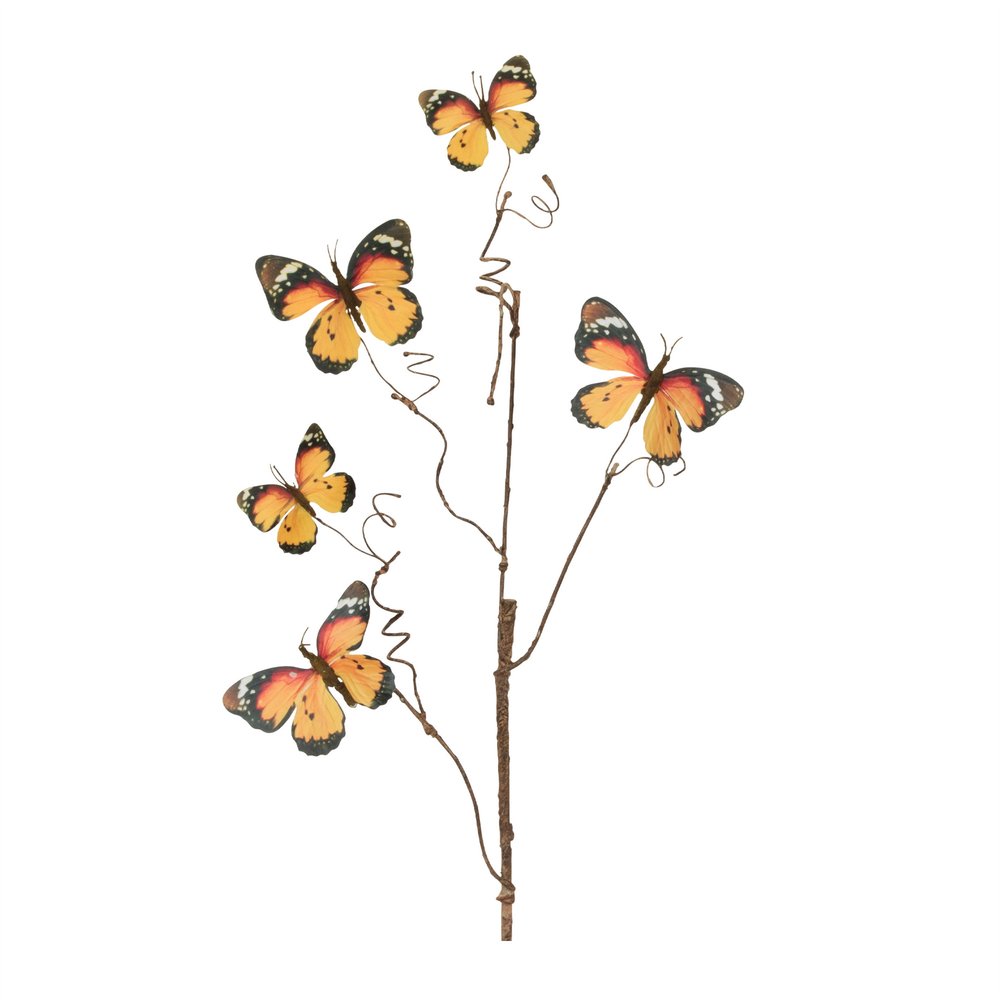 Set of Four 27" Orange Artificial