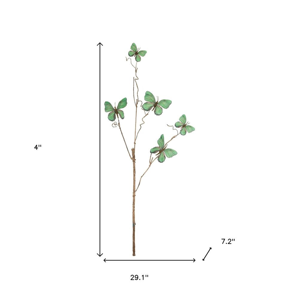 Set of Four 29" Green Artificial