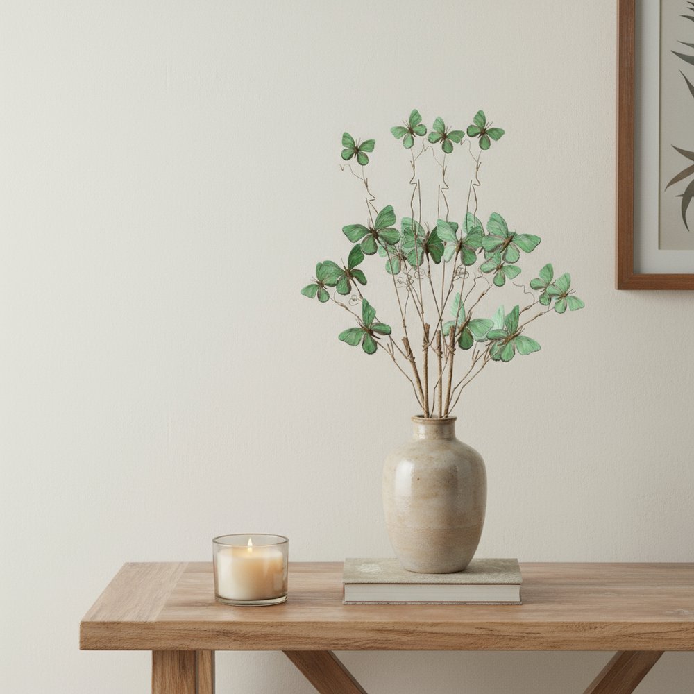 Set of Four 29" Green Artificial