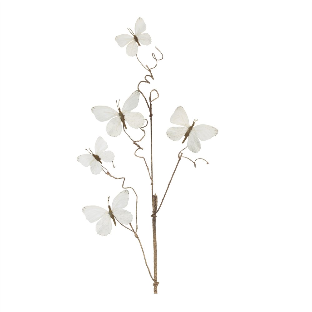 Set of Four 30" White Artificial