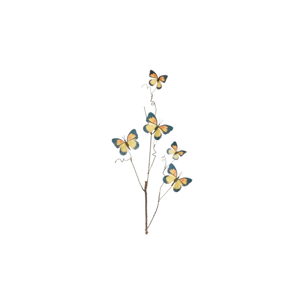 Set of Four 28" Yellow Artificial