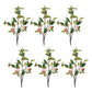 Set of Six 35" Pink Green And Brown Artificial