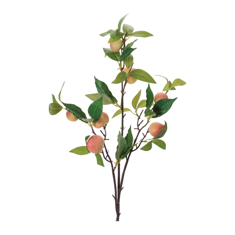 Set of Six 35" Pink Green And Brown Artificial