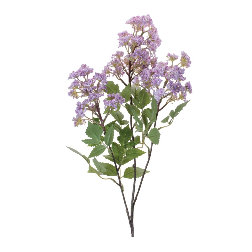 Set of Four 35" Purple Green And Brown Artificial Flowering