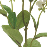 Set of Six 27" White And Green Artificial Flowering