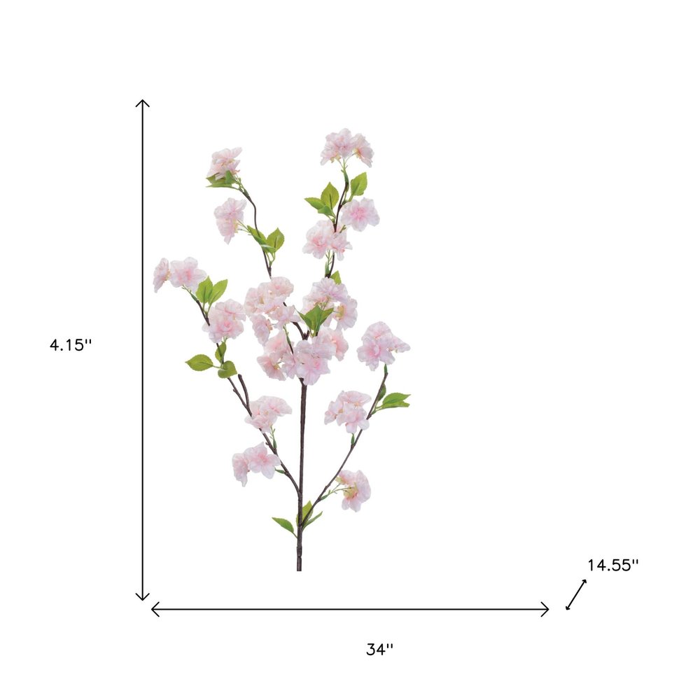 Set of Six 34" Pink Green And Brown Artificial