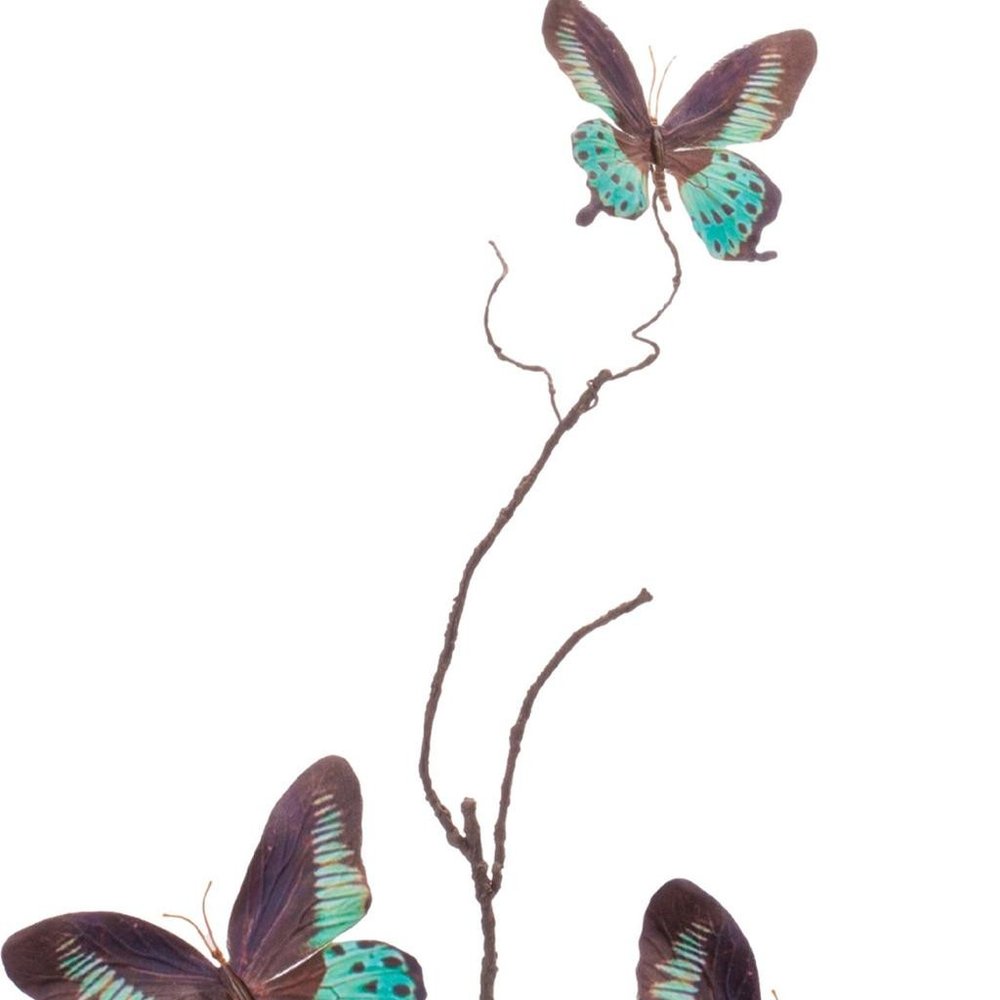 Set of Four 31" Blue Artificial