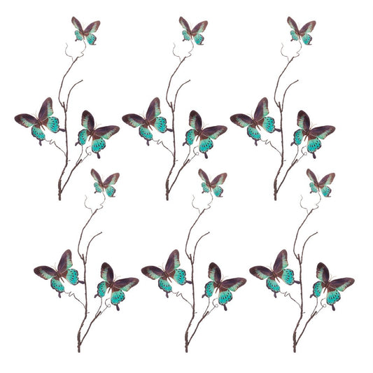 Set of Four 31" Blue Artificial