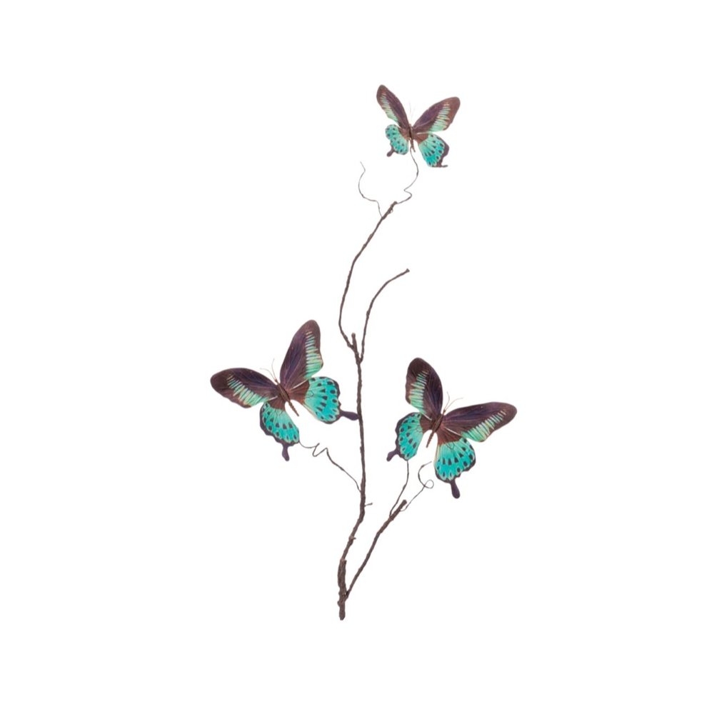 Set of Four 31" Blue Artificial