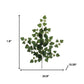 Set of Six 25" Green Artificial Foliage
