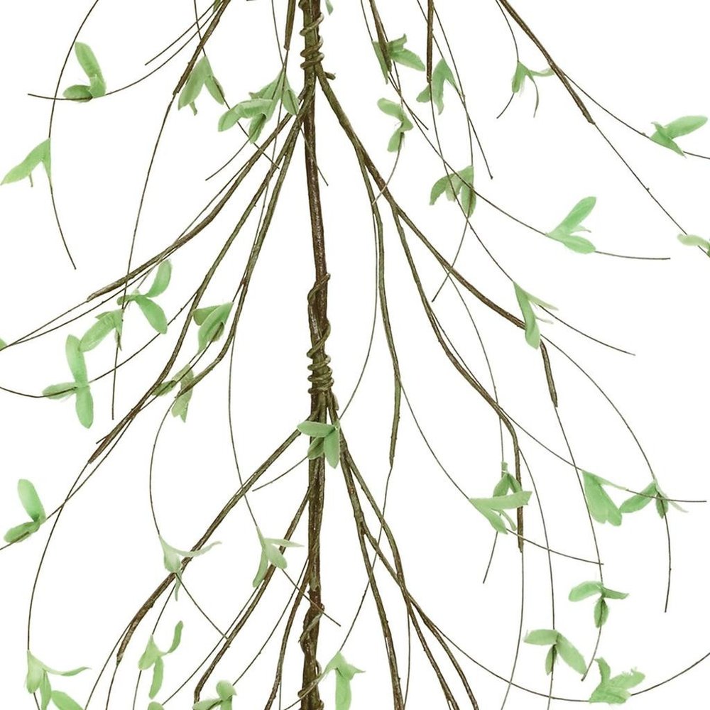 Set of Two 64" Green And Brown Artificial Foliage