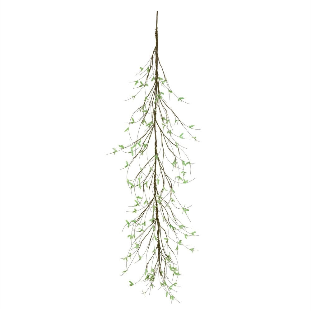 Set of Two 64" Green And Brown Artificial Foliage