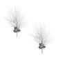 Set of Two 36" White Brown And Green Artificial Pine