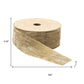 Raw Edge Velvet Ribbon 2" x 10 Yds. Shatterproof Rayon Ribbon