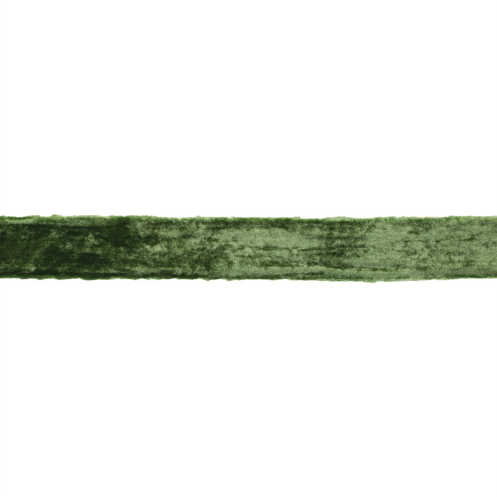 Raw Edge Velvet Ribbon 2" x 10 Yds. Shatterproof Rayon Ribbon