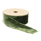 Raw Edge Velvet Ribbon 2" x 10 Yds. Shatterproof Rayon Ribbon