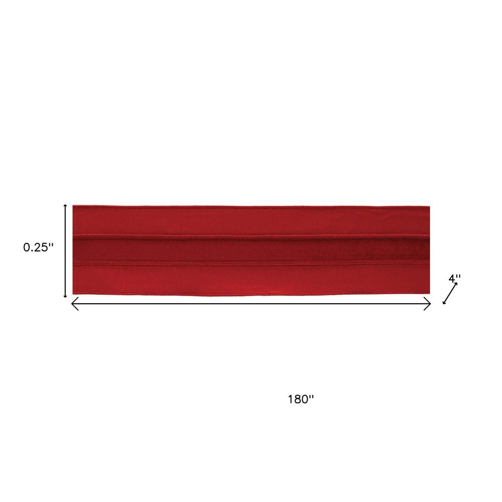 Set of Two Red Shatterproof Ribbons