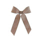 Set of Two Beige And Gray Shatterproof Bows