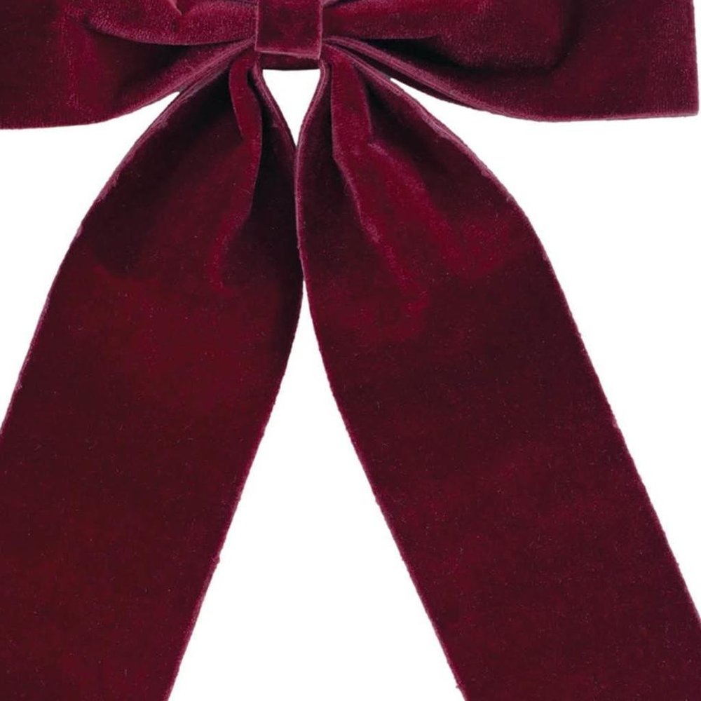 Set of Two Red Shatterproof Bows