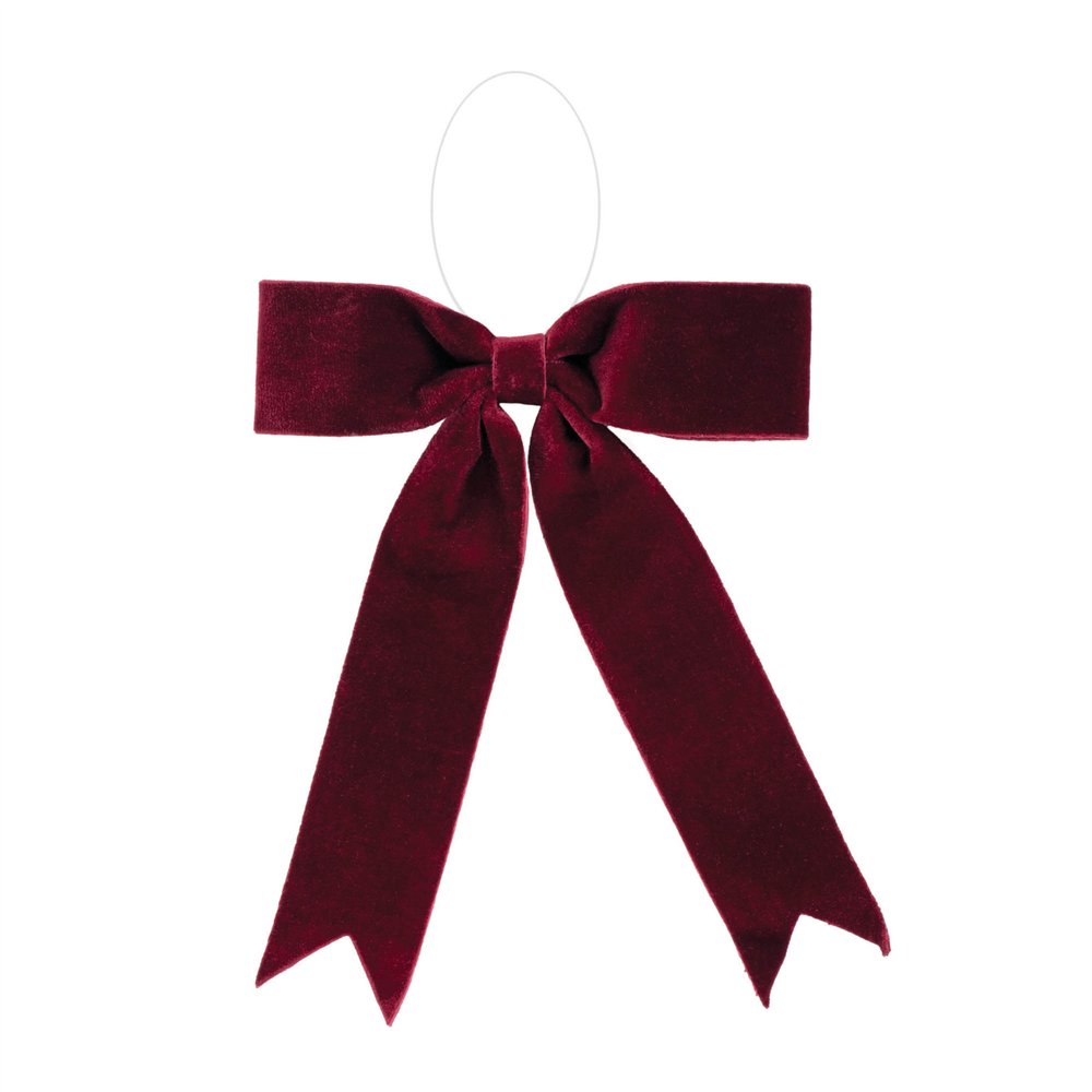 Set of Two Red Shatterproof Bows