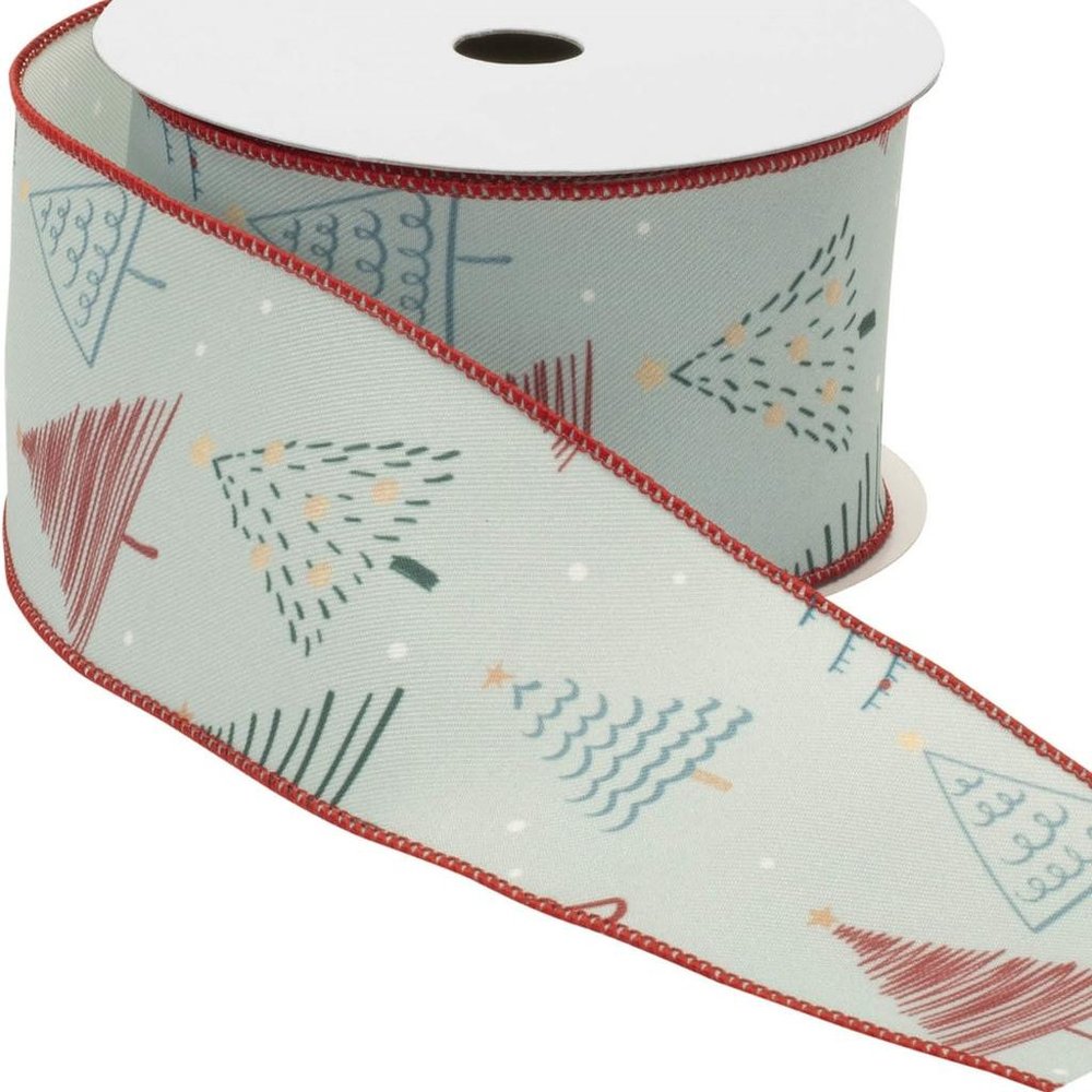 Set of Two White Blue And Red Shatterproof Ribbons