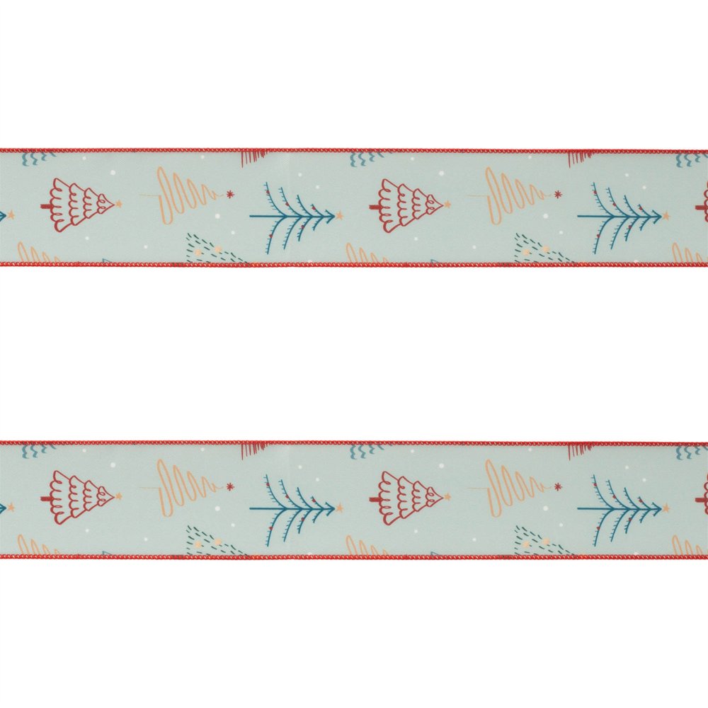 Set of Two White Blue And Red Shatterproof Ribbons