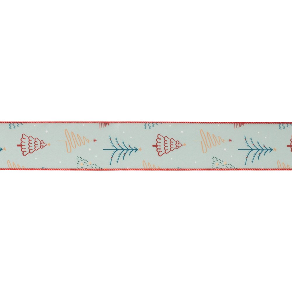 Set of Two White Blue And Red Shatterproof Ribbons