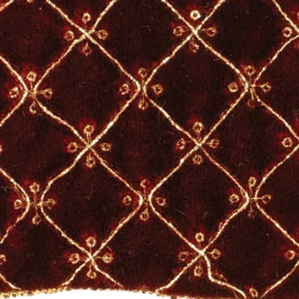 Set of Two Red And Gold Shatterproof Ribbons
