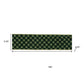 Set of Two Green And Gold Shatterproof Ribbons