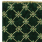 Set of Two Green And Gold Shatterproof Ribbons