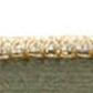 Set of Two Green And Gold Shatterproof Ribbons