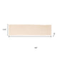 Blush Pink Wired Ribbon 4" x 5 Yds. Shatterproof Cotton Ribbon