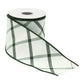 Plaid Wired Ribbon 4" x 5 Yds Shatterproof Cotton Ribbon
