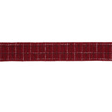 Tattersall Plaid Wired Ribbon 2.5" x 5 Yds. Shatterproof Ribbon