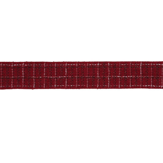 Tattersall Plaid Wired Ribbon 2.5" x 5 Yds. Shatterproof Ribbon